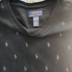 Polo Ralph Lauren Dark Gray Knit Top